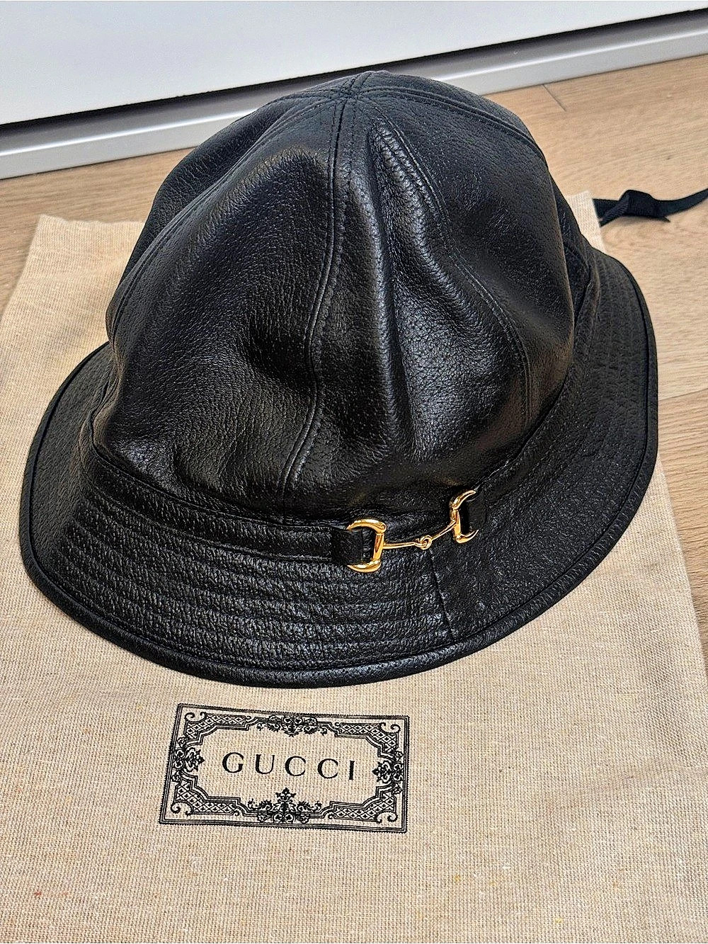 Gucci Horsebit Leather Bucket Hat